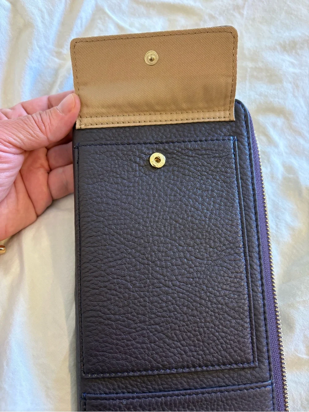 Levenger Leather First Class Traveler Wallet Organizer